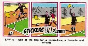 Sticker Use Of The Flag - UK Football 1982-1983 n. 489 - Panini