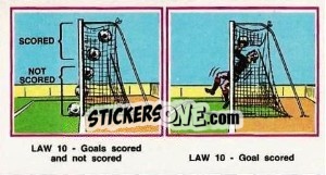 Sticker Goals scored & not scored - UK Football 1982-1983 n. 496 - Panini