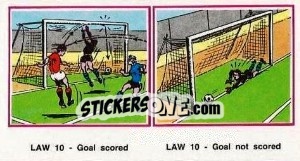 Figurina Goals scored & not scored - UK Football 1982-1983 n. 497 - Panini