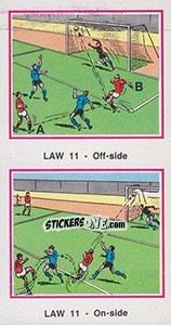 Sticker On-side - UK Football 1982-1983 - Panini