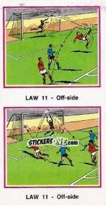 Sticker Off-side - UK Football 1982-1983 n. 499 - Panini