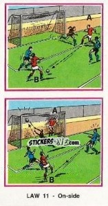 Sticker On-side - UK Football 1982-1983 - Panini