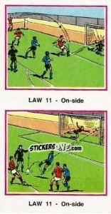 Sticker On-side - UK Football 1982-1983 - Panini