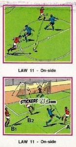 Sticker On-side - UK Football 1982-1983 n. 506 - Panini