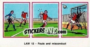Sticker Fouls & Misconduct - UK Football 1982-1983 n. 509 - Panini