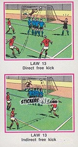 Sticker Direct & indirect free-Kick - UK Football 1982-1983 n. 516 - Panini