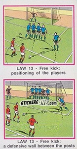 Sticker Free-Kicks - UK Football 1982-1983 - Panini