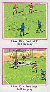 Sticker Free-Kicks - UK Football 1982-1983 - Panini