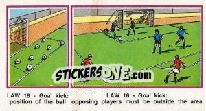 Sticker Goal Kicks - UK Football 1982-1983 - Panini