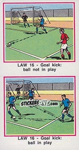 Sticker Goal Kicks - UK Football 1982-1983 - Panini