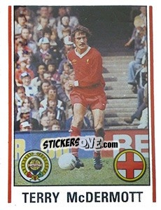 Figurina Terry McDermott - UK Football 1980-1981 - Panini