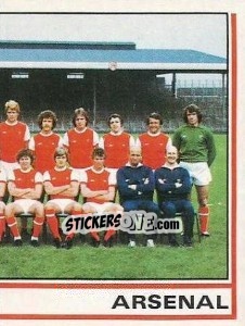 Sticker Team Photo (puzzle 2) - UK Football 1980-1981 - Panini