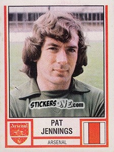 Figurina Pat Jennings - UK Football 1980-1981 - Panini