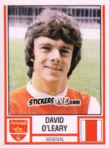 Sticker David O'Leary - UK Football 1980-1981 - Panini