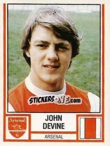 Cromo John Devine - UK Football 1980-1981 - Panini