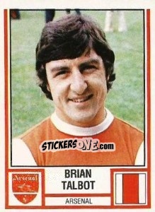 Figurina Brian Talbot - UK Football 1980-1981 - Panini