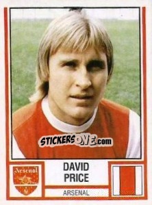 Sticker Paul Price - UK Football 1980-1981 - Panini