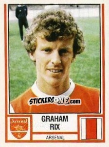 Figurina Graham Rix - UK Football 1980-1981 - Panini