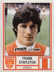 Cromo Frank Stapleton - UK Football 1980-1981 - Panini