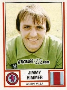 Cromo Jimmy Rimmer - UK Football 1980-1981 - Panini
