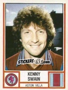 Sticker Kenny Swain - UK Football 1980-1981 - Panini