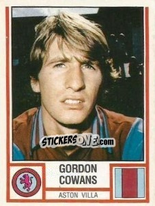 Sticker Gordon Cowans - UK Football 1980-1981 - Panini
