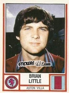 Figurina Brian Little - UK Football 1980-1981 - Panini