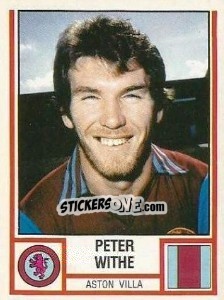 Cromo Peter With - UK Football 1980-1981 - Panini
