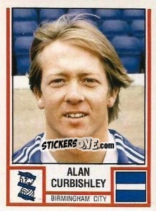 Figurina Alan Curbishley - UK Football 1980-1981 - Panini