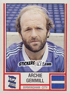 Cromo Archie Gemmill