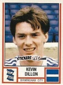Figurina Kevin Dillon - UK Football 1980-1981 - Panini