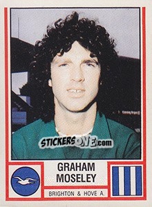 Figurina Graham Moseley - UK Football 1980-1981 - Panini