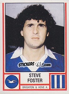 Sticker Steve Foster - UK Football 1980-1981 - Panini