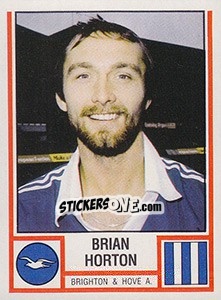 Sticker Brian Horton - UK Football 1980-1981 - Panini