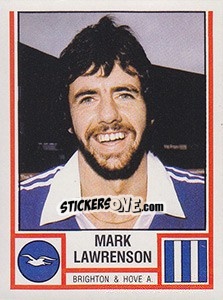 Sticker Mark Lawrenson - UK Football 1980-1981 - Panini