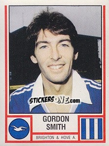 Sticker Gordon Smith - UK Football 1980-1981 - Panini
