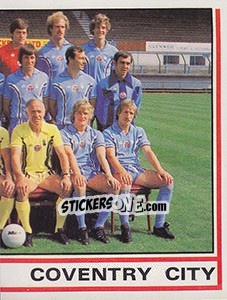 Cromo Team Photo (puzzle 2) - UK Football 1980-1981 - Panini