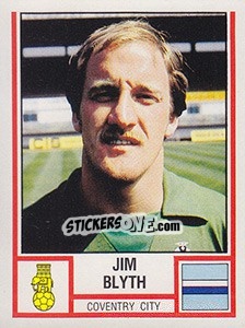 Sticker Jim Blyth - UK Football 1980-1981 - Panini