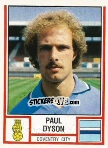 Figurina Paul Dyson - UK Football 1980-1981 - Panini
