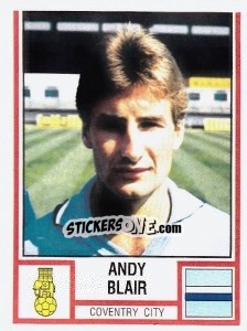 Sticker Andy Blair - UK Football 1980-1981 - Panini