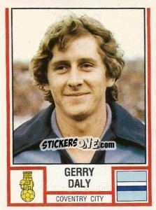 Figurina Gerry Daly - UK Football 1980-1981 - Panini