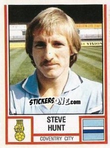 Sticker Steve Hunt - UK Football 1980-1981 - Panini