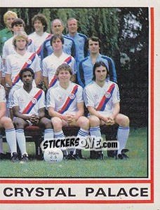 Sticker Team Photo (puzzle 2) - UK Football 1980-1981 - Panini