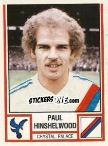 Sticker Paul Hinshelwood - UK Football 1980-1981 - Panini