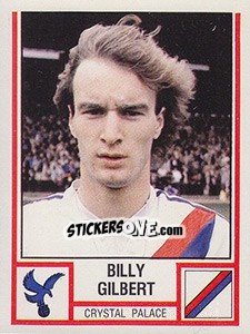 Sticker Billy Gilbert - UK Football 1980-1981 - Panini