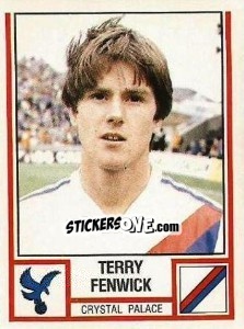 Figurina Terry Fenwick - UK Football 1980-1981 - Panini