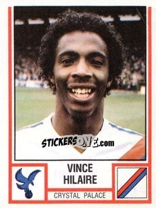Figurina Vince Hilaire - UK Football 1980-1981 - Panini