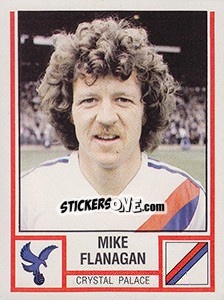 Cromo Mike Flanagan - UK Football 1980-1981 - Panini
