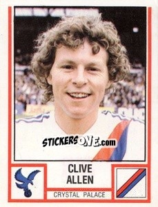 Figurina Clive Allen - UK Football 1980-1981 - Panini