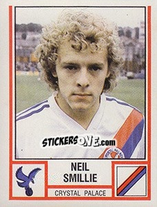 Sticker Neil Smillie - UK Football 1980-1981 - Panini